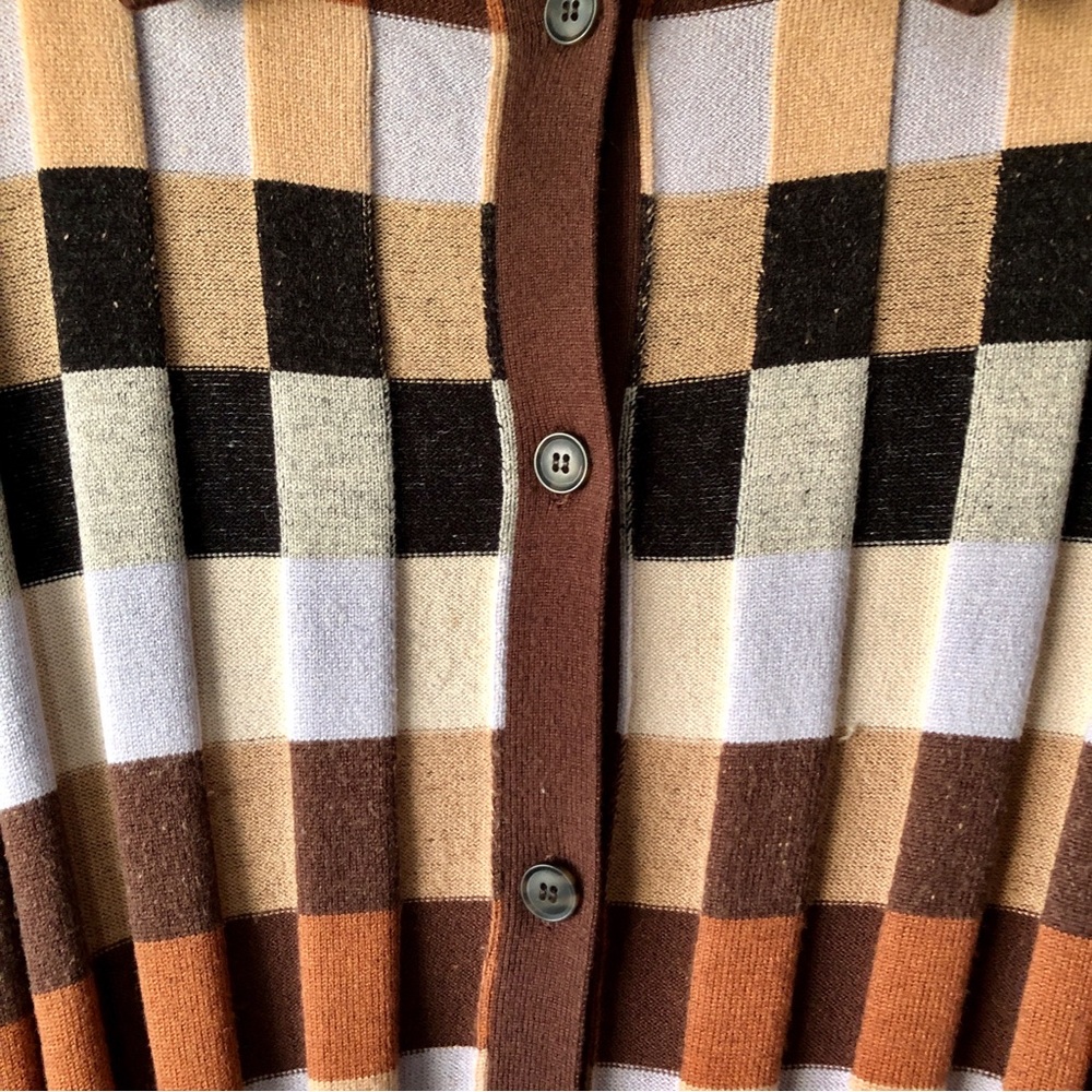 Anthropologie Multicolor Plaid Cardigan - Picture 4 of 12